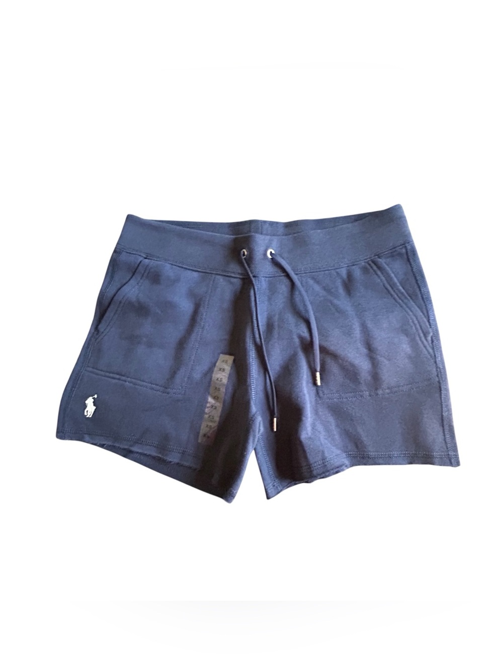 Polo by Ralph Lauren Navy Drawstring Pocket Women's Athletic Shorts